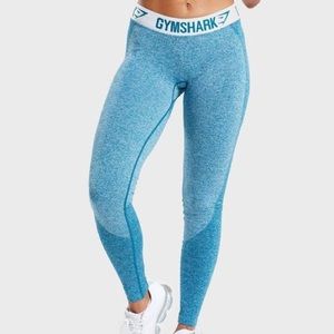 Gymshark Flex Leggings - Deep Teal/ice Blue